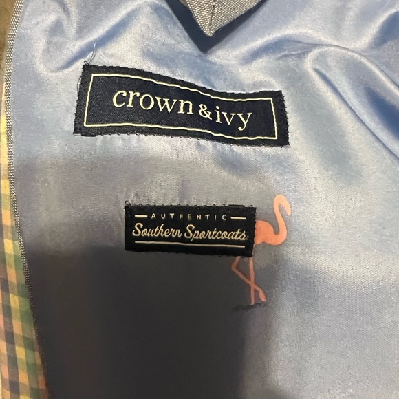 Crown & Ivy Multicolor Checkered Blazer - Picture 3 of 4